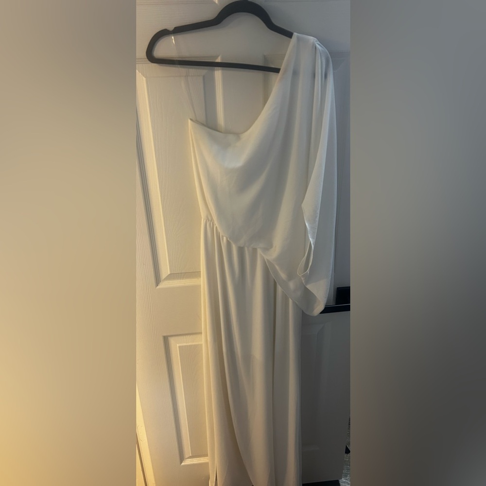 Red Dress Boutique - One Shoulder Maxi Dress - White - L